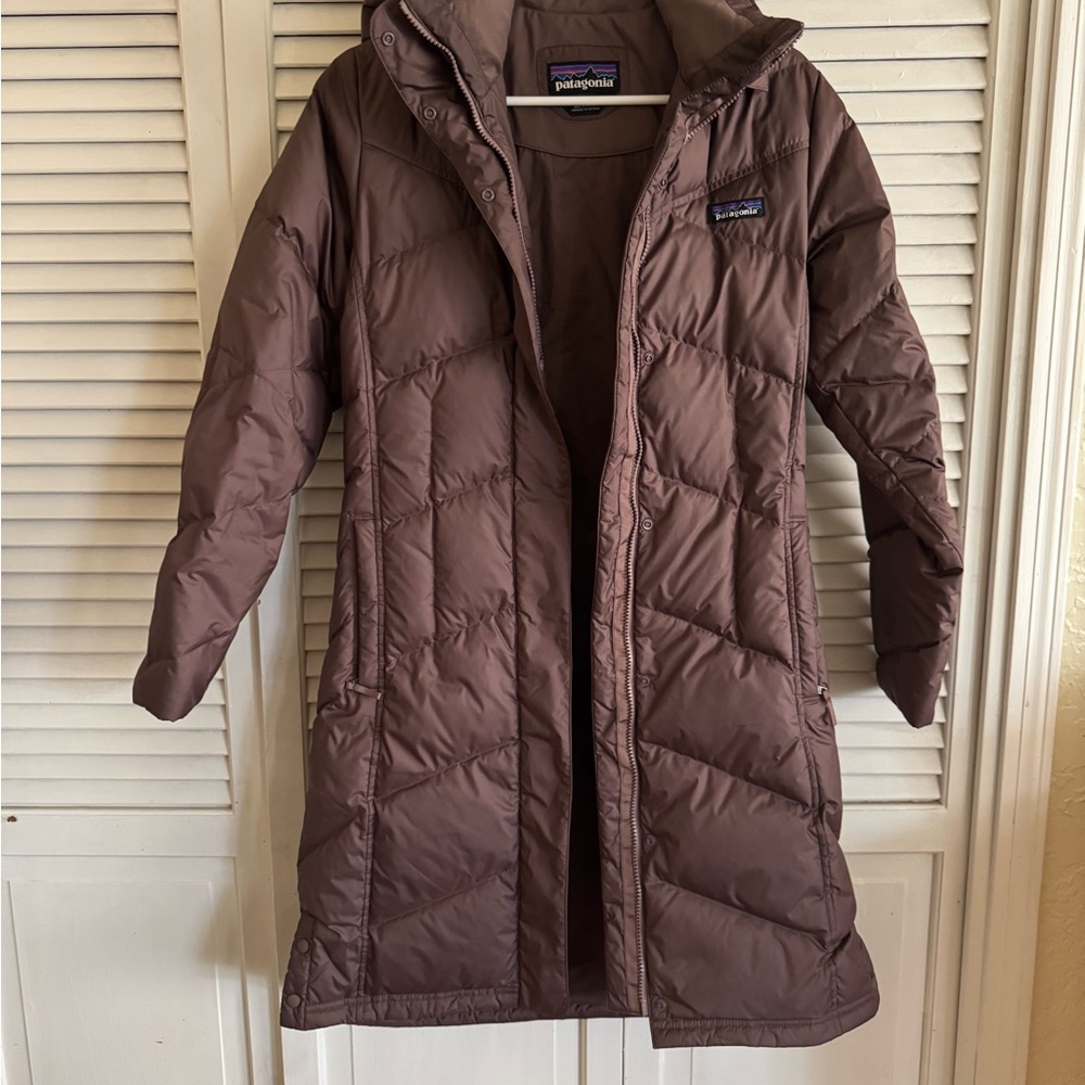 Patagonia Women's “Down With It” Parka - Knee Length Coat - Brown - XS